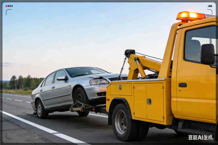 满洲里拖车救援电话【案例】