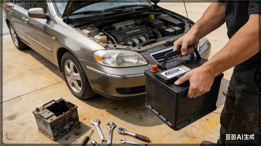 满洲里汽车换电瓶电话【案例】